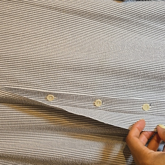 You Must Create YMC Joan Dress Striped Midi Seersucker - Picture 7 of 15